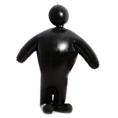 TUNAYI Latex Natural Rubber Full Body Hooded Double Layer Wetlook Black-S-Black