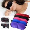 Eye Mask for Sleeping 3D Sleeping Eye mask Travel Rest Aid Eye Mask Cover Patch Paded Soft Sleeping Mask Blindfold Eye Relax Massager Beauty Tools Sleep Mask(Navy) view 2
