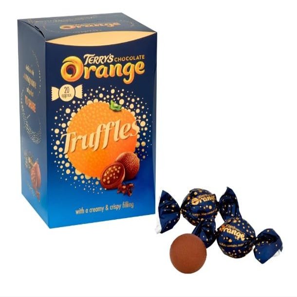 1 X Chocolate Orange Truffles 200G Tasty And Twisty Delicious Treat Gift Hamper For Birthday,Christmas,Easter,New Year