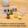 1Set Portable Small Lenses Case Outdoor Travel Lenses Case for Daily Lenses Users view 3