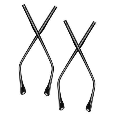 FRCOLOR 2pairs Metal Glasses Temples Replacement Arms Eyeglasses Screws Repair Kit for Convex Tooth and Flat Surface Scenarios