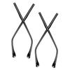 FRCOLOR 2pairs Metal Glasses Temples Replacement Arms Eyeglasses Screws Repair Kit for Convex Tooth and Flat Surface Scenarios view 1
