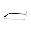 FRCOLOR 2pairs Metal Glasses Temples Replacement Arms Eyeglasses Screws Repair Kit for Convex Tooth and Flat Surface Scenarios view 2