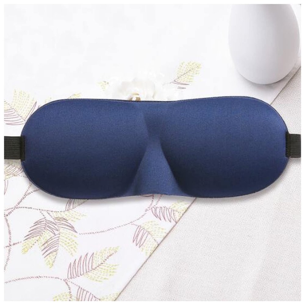 Eye Mask for Sleeping 3D Sleeping Eye mask Goggles Travel Rest Eyeshade Mask Cover Shade Eye Patch Paded Blindfold Sleep Mask(Navy)