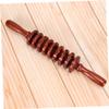 FRCOLOR Wooden Roller Belly Massager Massage Stick Wheel Stick for Full Body Exercise Relax Rod for Women Home Use view 3