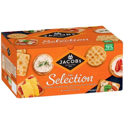 Crackers The Selection - 7 Cracker Varieties Perfect For Every Cheese Board - Free From Artificial Colours. Suitable For Vegetarians - Weight: 800g