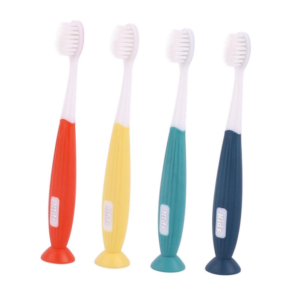 Beavorty 4pcs Soft Bristle Toothbrushes for Boys and Girls Years Old Cartoon Cleaning Toothbrush for Childrens Daily Use