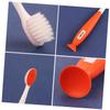 Beavorty 4pcs Soft Bristle Toothbrushes for Boys and Girls Years Old Cartoon Cleaning Toothbrush for Childrens Daily Use view 3