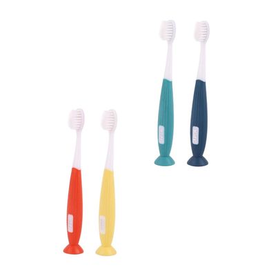 Beavorty 4pcs Boys and Girls Toothbrush Soft Bristles Dental Care Tool for Boy Girl Years Old Tooth Cleaning Brush