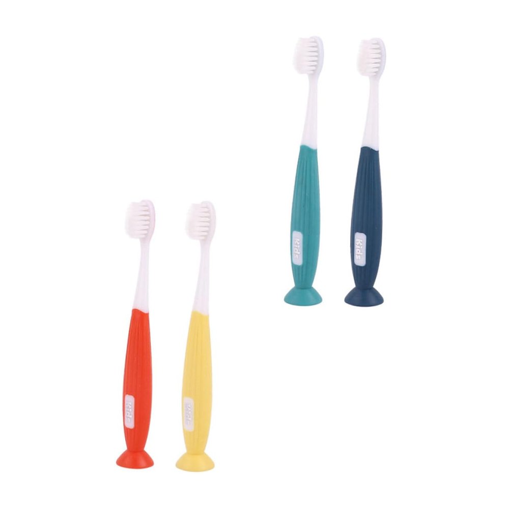 Beavorty 4pcs Boys and Girls Toothbrush Soft Bristles Dental Care Tool for Boy Girl Years Old Tooth Cleaning Brush