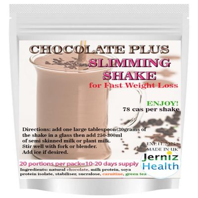 Meal Replacement Protein Powder Shake, Chocolate, 20 Servings,