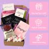 Little Box of Sunshine 10 Item Gift for Her, Hug in a Box - Care Package for Her - Tea, Face Mask & Nail File Pamper Box | Letterbox Gifts with Coffee, Notepad and Face Mask Gifts for Women (Purple) view 2
