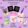 Little Box of Sunshine 10 Item Gift for Her, Hug in a Box - Care Package for Her - Tea, Face Mask & Nail File Pamper Box | Letterbox Gifts with Coffee, Notepad and Face Mask Gifts for Women (Purple) view 3