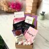 Little Box of Sunshine 10 Item Gift for Her, Hug in a Box - Care Package for Her - Tea, Face Mask & Nail File Pamper Box | Letterbox Gifts with Coffee, Notepad and Face Mask Gifts for Women (Purple) view 4