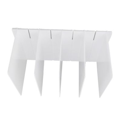 Shelf Divider Holder, Easy Assembly, Modern Plastic Cabinet Divider, Organiser for Purse, Books, Tableware (EMUKOEPefzic7nax4-13)