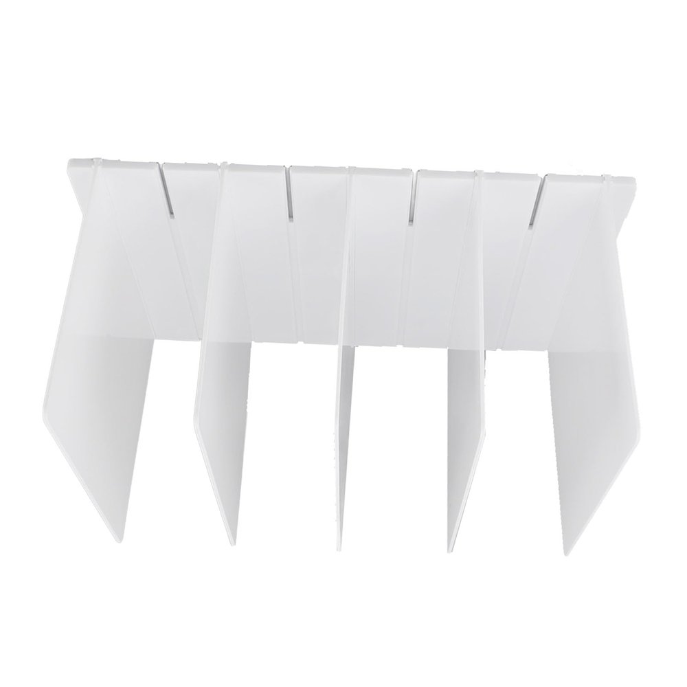 Shelf Divider Holder, Easy Assembly, Modern Plastic Cabinet Divider, Organiser for Purse, Books, Tableware (EMUKOEPefzic7nax4-13)