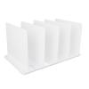 Shelf Divider Holder, Easy Assembly, Modern Plastic Cabinet Divider, Organiser for Purse, Books, Tableware (EMUKOEPefzic7nax4-13) view 3