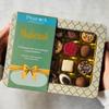 Peacock Supplies Dulhan Large Bridal Hamper Gift Box | Contains Luxury Chocolates, Dulhan To Be White Dressing Robe & Eye Mask & Gold Plated Lantern Design Mugs | Great Gift Set For Hindu Bride view 2