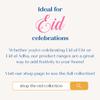 Peacock Supplies Eid Large Hamper Gift Box | Present Set | Tasty Treats & Luxurious Essentials | Contains Luxury Chocolate Tin, 30 Chocolate Neo Squares, Scented Diffuser, Mugs & Candle Plaque Display view 4