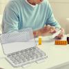 7 Day Travel Pill Box Travel Pill Box Portable Travel Pill Boxes Transparent Travel Pill Case Travel Pill Case Pill Dispenser Pill Organizer view 3