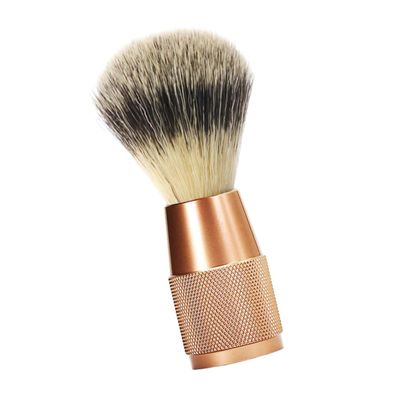 Beatifufu Soft Bristle Shaving Brush for Men Portable Nylon Beard Grooming Tool for Travel Comfortable Grip Excellent Performance for Sensitive Skin