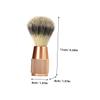 Beatifufu Soft Bristle Shaving Brush for Men Portable Nylon Beard Grooming Tool for Travel Comfortable Grip Excellent Performance for Sensitive Skin view 2
