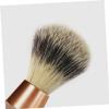 Beatifufu Soft Bristle Shaving Brush for Men Portable Nylon Beard Grooming Tool for Travel Comfortable Grip Excellent Performance for Sensitive Skin view 3