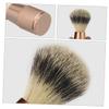 Beatifufu Soft Bristle Shaving Brush for Men Portable Nylon Beard Grooming Tool for Travel Comfortable Grip Excellent Performance for Sensitive Skin view 4