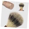 Baluue Men Beard Brush Soft Bristles Portable Nylon Shaving Brush for Grooming and Care Compact Design for Home Travel and Outdoor Use view 3