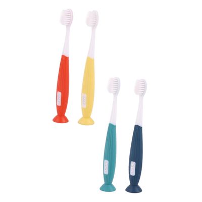 Beaupretty 4pcs Boy Girl's Toothbrush Cartoon Soft Bristles Cleaning Toothbrush for Boys and Girls Years Old