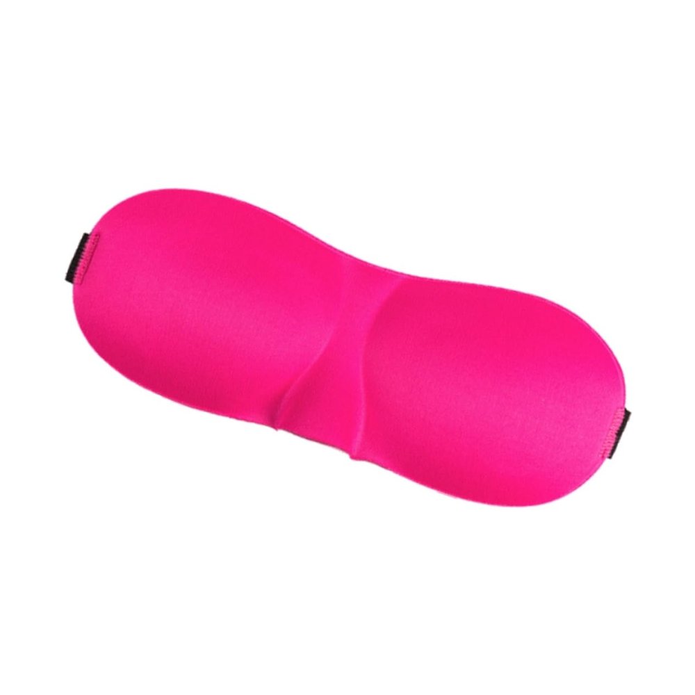 Healvian 3d Contoured Sleep Mask Eye Cover Night Blindfold Breathable Lightweight Adjustable Eye Shade for Travel Work Naps Rosy Pink