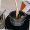 Baluue Wax Melting Container Bowl 101mm Non-stick Wax Heater Inner Pot for Hair Removal Waxing Salon Use Replacement Accessory Random Color view 2