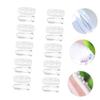 HAPINARY 20sets Silicone Finger Toothbrush Teether for Boy Girl Grooming Kit for Newborn Oral Accessories Double-Sided Design Safe and Gentle for Cleaning Teeth and Gums view 2