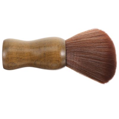 Beatifufu Men Beard Brush Wooden Handle with Bristles Produce Rich Shave Lather Space-saving Personal Care Supplies for Business and Trips Random Color