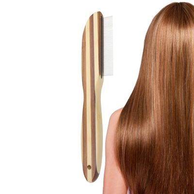Dandruff Removal Comb | Lice Brush Comb Practical Scalp Cleaning Comb,Reusable Fine Tooth Dandruff Remover Metal Lice Comb for Children Adults Pets