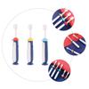 Beaupretty 3pcs Cartoon Bristles Boys and Girls Cartoon Toothbrush Boy Girl Toothbrush Cleaning and Years Old Teeth Brush for Training Random Color view 4
