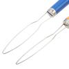 2Pcs Button Hooks, Clothing Button Hook, Hook Helper 2 Pack Dressing Aids With Zipper PullButton Aid, Arthritic Buttoning Aids Zipper Pulls view 4