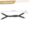 AUTSUPPL 2pcs Adjustable Helmet Chin Strap Hard Hat Strap Supplies Black Nylon Pp Skin-friendly Easy to Install for Safety Construction Site Worker view 2