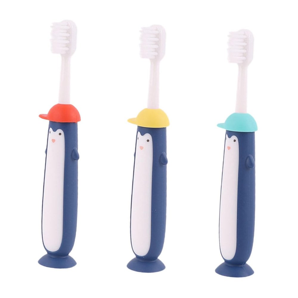 FOMIYES 3pcs Boys and Girls Cartoon Bristles Toothbrush Oral Care Tool for Boy Girl's Toothbrush for Year Olds to Clean Lacteal Teeth at Home Travel Random Color