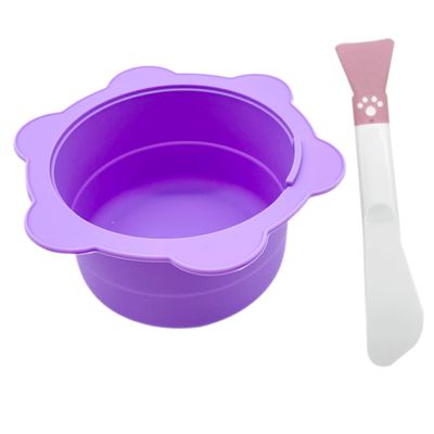 AUTSUPPL Mask Heat-resistant for Wax Blocks DIY Silicone with Handle Bowl Mixing Bowl Safe to Use and Wax Melting Machine Beauty for Home and Shop