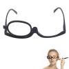 300 Degrees Make Up Glasses Make Up Glasses Flip Up Lens Uk Only Folding Reading Glasses Magnifying Make up Glasses With Flip-Down Single Lens For Womems Reading Glasses Magnifying Glasses Black