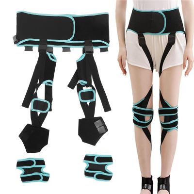 RMJEZTQD Leg Correction Belt, Leg Corrector Strap, Polyurethane Leg Corrector Strap, High Elasticity Straighten Beauty O X Type Leg, for Children Adult Durable Easy to Correct.(Large)