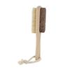 FOYTOKI Double Sided Foot Callus Brush Pumice Stone and Natural Boar Bristles Dead Skin Remover Foot File Pedicure Tool view 3