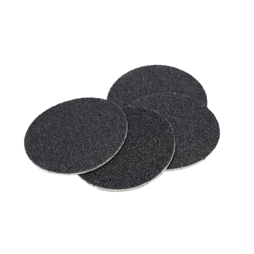 Didiseaon 60pcs Replacement Disposable Sandpaper Discs for Electronic Foot File Callus Remover Black Hook and Loop Sanding Pads for Professional Pedicure Treatments