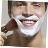 AUTSUPPL Male Shaving Brush for Beard Care Portable Mustache Brush Nylon Bristles for Daily Grooming Routine view 3
