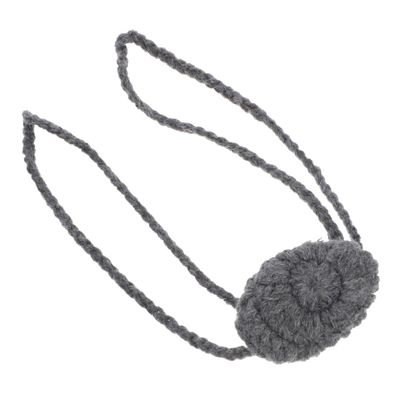 minkissy Grey Nose Warmer Wool Weaving Breathable Nose Antifreeze Unisex Winter Outdoor Cold Weather