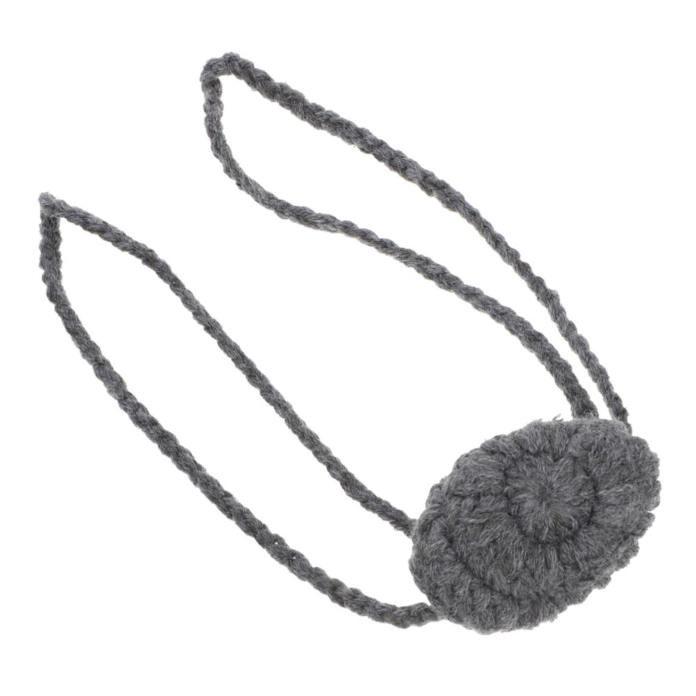 minkissy Grey Nose Warmer Wool Weaving Breathable Nose Antifreeze Unisex Winter Outdoor Cold Weather