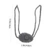 minkissy Grey Nose Warmer Wool Weaving Breathable Nose Antifreeze Unisex Winter Outdoor Cold Weather view 2