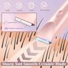 Ezme Razor, Glowshave Hair Remover, Glowshave Electric Lady Razor, 2-in-1 Ladies Face and Body Hair Remover, Wet & Dry Facial Hair Remover, Rechargeable Waterproof Painless Lady Shaver for Body view 4