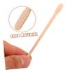AUTSUPPL 100pcs Wooden Wax Sticks for Body Hair Removal, Convenient to Use Wax Applicators for Sensitive Small Areas, Khaki Colour, Waxing Spatulas for Personal Care and Hair Removal view 3